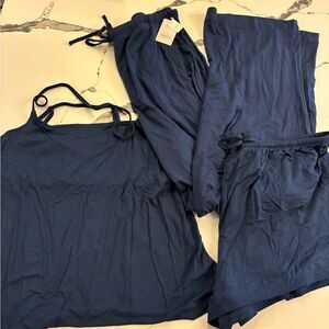 Auden Women's Deep Blue Pajama Set